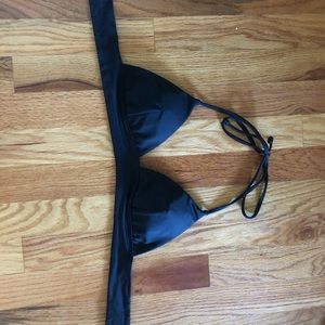 VS Black Triangle Bikini Top. Size S.